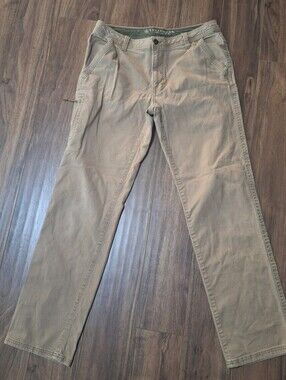 Legendary Outfitters Canvas Pants Mens 36x33 (Tag 34X34)Brown Outdoor Workwear